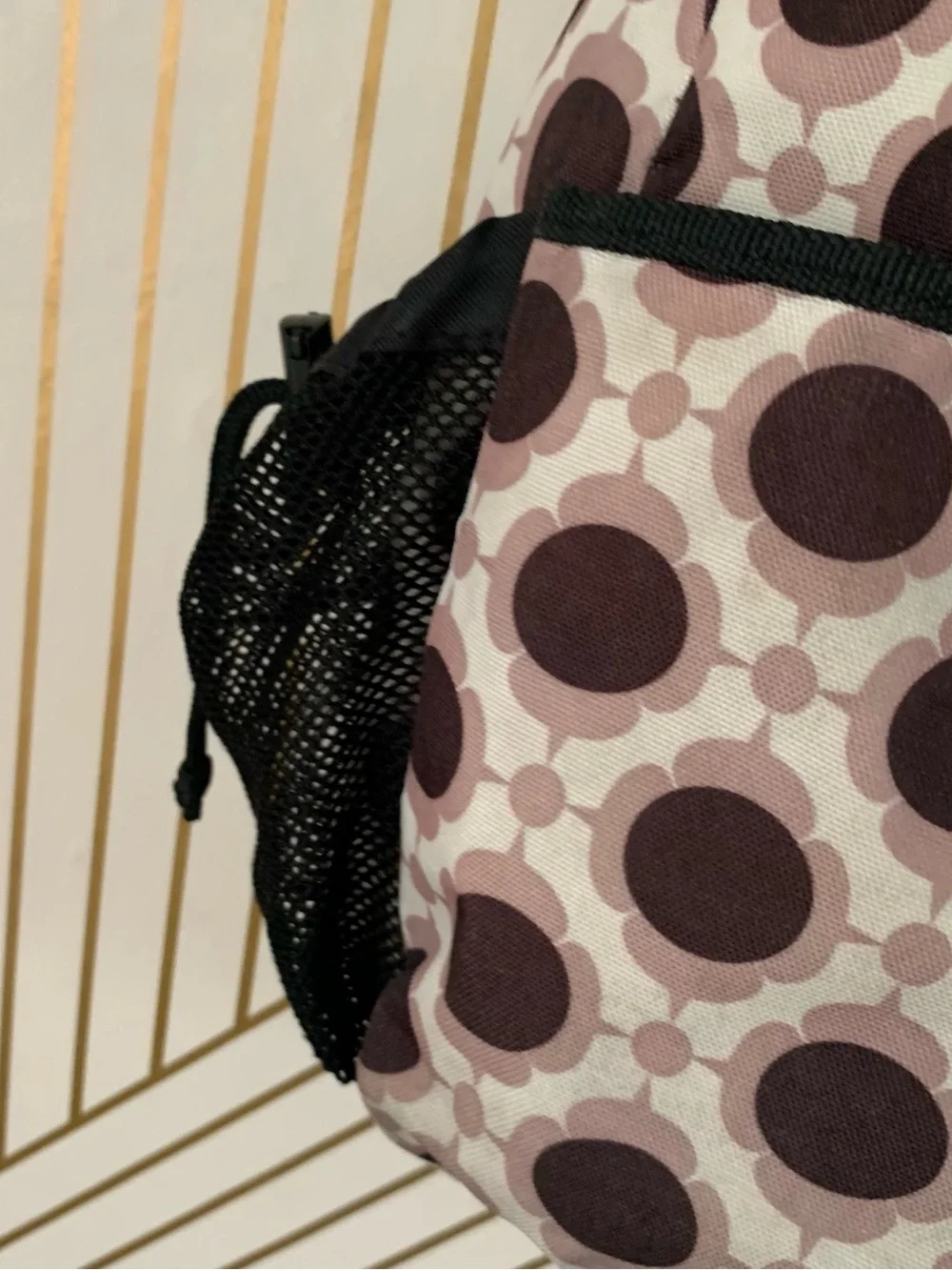 Skip Hop Diaper bag / baby bag abstract floral print pockets shoulder strap